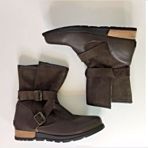 Sorel Motto Leather Brown Leather Boots NWT C33
